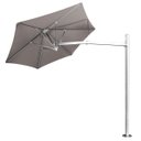 Ver imagem 2 de Ombrelone Lateral - 3,00m de Diâmetro - em Alumínio - para Fixação no Piso - Persianet - 07 – Cinza