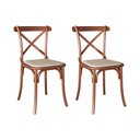 Ver imagem 1 de Par Cadeira Katrina Cobre Assento Bege Asturias