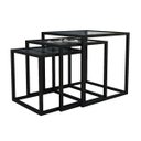 Ver imagem 2 de Trio Mesa Lateral Isabela Preta