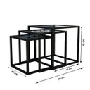 Ver imagem 3 de Trio Mesa Lateral Isabela Preta