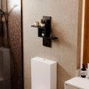 Ver imagem 2 de Nicho Decorativo Cross Preto para Banheiro Lavabo