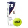 Bola de Tênis Roland Garros All Court Wilson Pack com 72 Bolas - 3