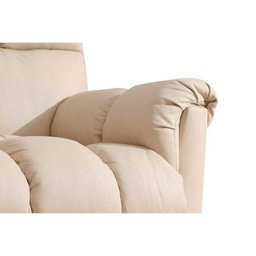 Poltrona Reclinável p/ Sala Aspen Romana Zero Wall Giro e Balanço Courano Branco - Probel - 6