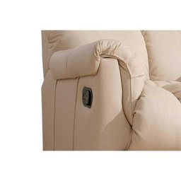 Poltrona Reclinável p/ Sala Aspen Romana Zero Wall Giro e Balanço Courano Branco - Probel - 5