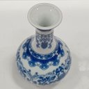 Ver imagem 4 de Vaso Decorativo Enfeite Casa 13x8x8cm Cerâmica Azul Home&Co