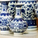Ver imagem 6 de Vaso Decorativo Enfeite Casa 13x8x8cm Cerâmica Azul Home&Co