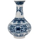 Ver imagem 1 de Vaso Decorativo Enfeite Casa 13x8x8cm Cerâmica Azul Home&Co