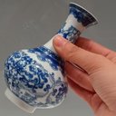 Ver imagem 5 de Vaso Decorativo Enfeite Casa 13x8x8cm Cerâmica Azul Home&Co