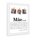 Ver imagem 2 de Quadro Personalizado com Foto Mãe em Moldura Caixa Tacolado Papel de Parede 80 X 120cm Moldura Caixa