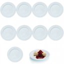 Ver imagem 1 de Prato de Melamina / Plástico para Sobremesa Branco 17