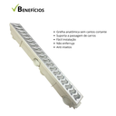 Ver imagem 3 de Ralo Linear Elite 6x50 C/coletora Sifonada Branca, Saída Linear com Tela Anti-inseto