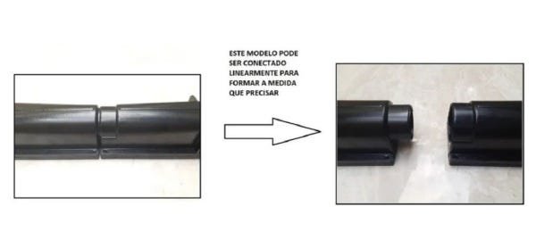 Ralo Linear Elite 6X50 C/Coletora Sifonada Preta, Grelha Em Alumínio, com Tela Anti-Inseto - 4