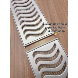 Ralo Pluvial 20x100 com Suporte, Grelha e com Tela Anti inseto - 7