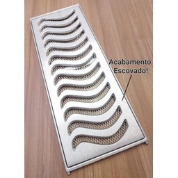 Ralo Pluvial 20x100 com Suporte, Grelha e com Tela Anti inseto - 6
