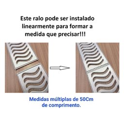 Ralo Pluvial 20x100 com Suporte, Grelha e com Tela Anti inseto - 4