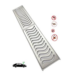 Ralo Pluvial 20x100 com Suporte, Grelha e com Tela Anti inseto - 2