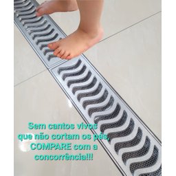 Ralo Pluvial 20x100 com Suporte, Grelha e com Tela Anti inseto - 8