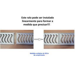 Ralo Pluvial 15x100 com Suporte, Grelha e com Tela Anti Inseto - 6