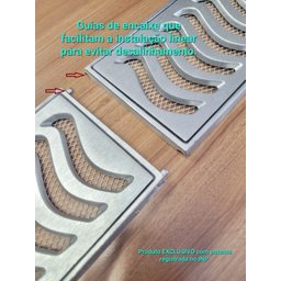 Ralo Pluvial 15x100 com Suporte, Grelha e com Tela Anti Inseto - 5