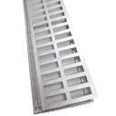 Ver imagem 4 de Ralo Pluvial 15x100 com Suporte e Grelha - Alumínio Escovado (2 Ralos 15x50)