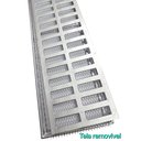 Ver imagem 3 de Ralo Pluvial 15x100 com Suporte e Grelha - Alumínio Escovado (2 Ralos 15x50)