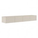 Ver imagem 2 de Rack Suspenso para TV até 75 Polegadas Planejado 180cm Aruá CabeCasa MadeiraOriginals Off White