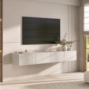 Ver imagem 1 de Rack Suspenso para TV até 75 Polegadas Planejado 180cm Aruá CabeCasa MadeiraOriginals Off White