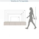 Ver imagem 4 de Rack Suspenso para TV até 75 Polegadas 180cm Aruá CabeCasa MadeiraOriginals Off White