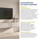 Ver imagem 7 de Rack Suspenso para TV até 75 Polegadas 180cm Aruá CabeCasa MadeiraOriginals Off White