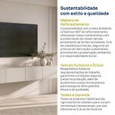 Ver imagem 7 de Rack Suspenso para TV até 75 Polegadas Planejado 180cm Aruá CabeCasa MadeiraOriginals Off White