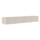 Ver imagem 2 de Rack Suspenso para TV até 75 Polegadas 180cm Aruá CabeCasa MadeiraOriginals Off White
