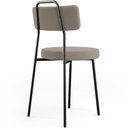 Ver mais imagens de Kit 08 Cadeiras Decorativas Estofada Para Sala De Jantar Barcelona L02 Bouclê Bege - Lyam Decor