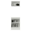 Ver imagem 5 de Kit Armário de Cozinha 60 Cm 100% Mdf 2 Portas e 1 Suspensa Branco Smart Madesa