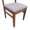 Ver mais imagens de Kit 2 Cadeiras Lyon Encosto Telinha Natural Assento Estofado - Amêndoa