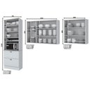 Ver imagem 2 de Kit de Cozinha Modulada 3 Peças Americana (2 Armários + 1 Paneleiro) Cpt12 Branco - Henn