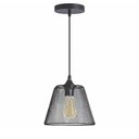 Ver imagem 1 de Lustre Cupula Abajur Pendente Aramado Metal Decoraçao Casa Sala Quarto Lampada Luz Iluminaçao Teto L