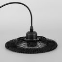 Ver imagem 3 de Lustre Cupula Abajur Pendente Aramado Metal Decoraçao Casa Sala Quarto Lampada Luz Iluminaçao Teto L