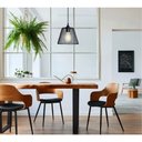 Ver imagem 2 de Lustre Cupula Abajur Pendente Aramado Metal Decoraçao Casa Sala Quarto Lampada Luz Iluminaçao Teto L