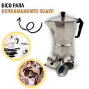 Ver imagem 4 de Cafeteira Manual Italiana Café 6 Xícaras Prateada Alumínio