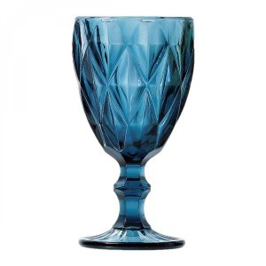 Jogo de Taças para Água Vidro Diamond 260ml 6 Peças Lyor