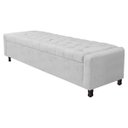 Ver imagem 3 de Kit Cabeceira e Calçadeira Baú Queen Everest P02 160 cm para cama Box Corano - Doce Sonho Móveis KIT