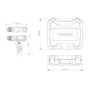 Ver imagem 3 de Parafusadeira e Furadeira para Uso Doméstico 7,2 V com Maleta 20 Peças 42381/020