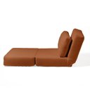 Ver imagem 4 de Poltrona Cama sem Braço Reclinável Fold CabeCasa MadeiraOriginals Laranja Bouclé Terracota