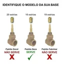 Ver imagem 5 de Kit Acabamento para Registro Base Deca Quadrado de 1/2 ou 3/4 com 2 Unidades Rose-Gold Fosco