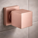 Ver imagem 3 de Kit Acabamento para Registro Base Deca Quadrado de 1/2 ou 3/4 com 2 Unidades Rose-Gold Fosco