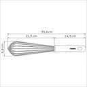 Ver imagem 4 de Batedor Manual Tramontina Profissional em Aço Inox com Cabo em Polipropileno Branco 35 Cm