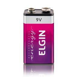 Bateria Recarregável 9V 250 Mah Blister C/1 - Elgin - 2