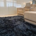 Ver imagem 2 de Tapete para Sala e Quarto Felpudo Cronos Casa Dona 140x200 Cm Preto