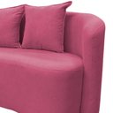 Ver mais imagens de Sofá Decorativo Montreal 180cm Orgânico Suede Rosa