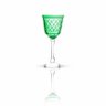Conjunto Taças de Cristal Lapidado Verde 260ml 6 Peças - 2